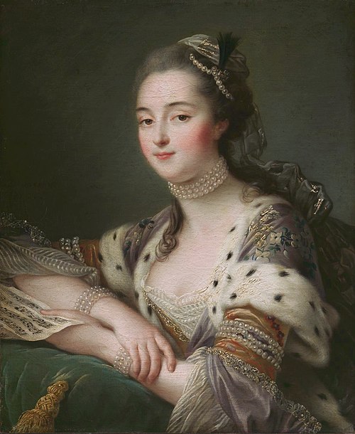 Mlle. Marguerite Catherine Haynault, later the Marquise de Montmelas in Turkish Costume, 1757, François-Hubert Drouais
