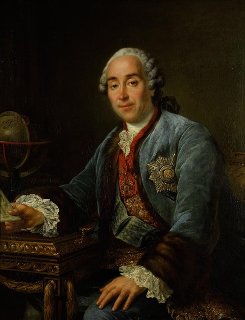 Portrait du prince D.M. Golitsyn, 1762, François-Hubert Drouais