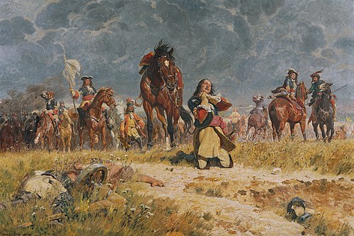 Prayer before the Battle, 1909, Ludwig Koch