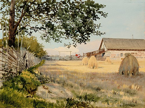 The Finnish Landscape, 1891, Albert Nikolayevitch Benois
