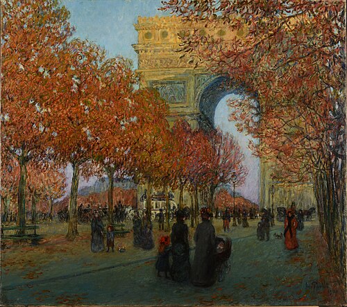 L'Arc de Triomphe de l'Étoile, 1900, Louis Claude Paviot