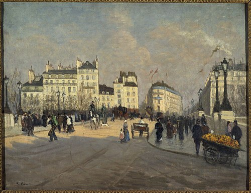 Vue du Pont-Neuf, 1900, Georges Émile Carette