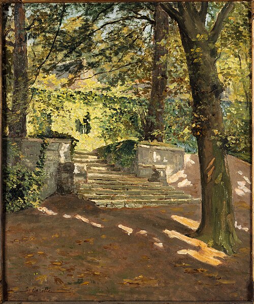 Les Anciennes Eaux de Passy (le parc Delessert), 1911, Georges Émile Carette