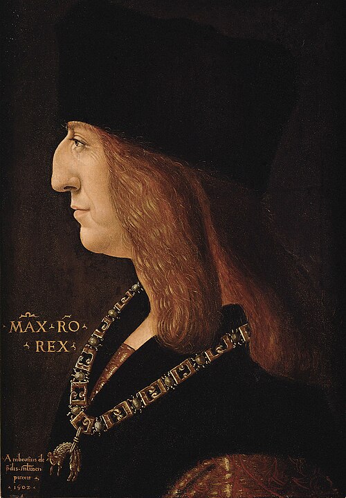 Emperor Maximilian I, 1502, Giovanni Ambrogio de Predis