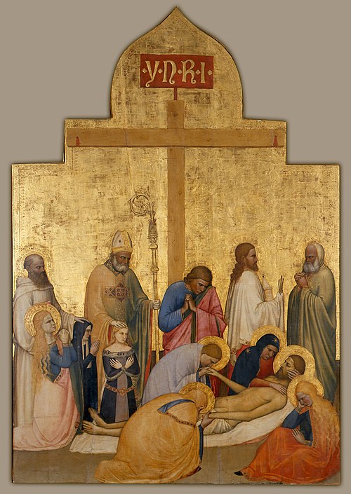 Lamentation over the dead Christ, 1360, Giottino