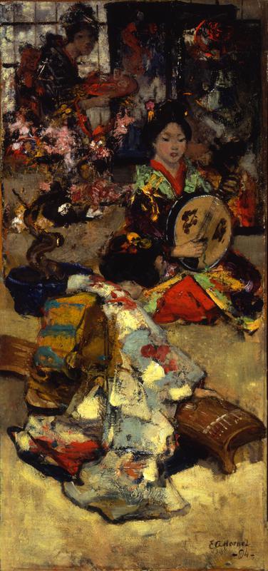 A Music Party, 1894, Edward Atkinson Hornel