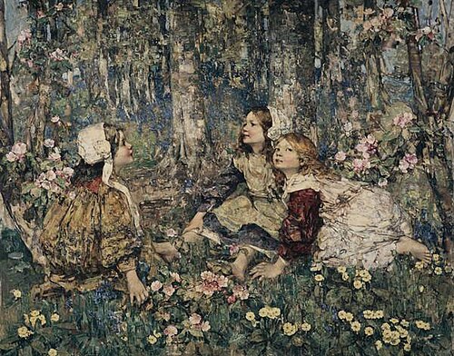 The Music of the Woods, 1906, Edward Atkinson Hornel