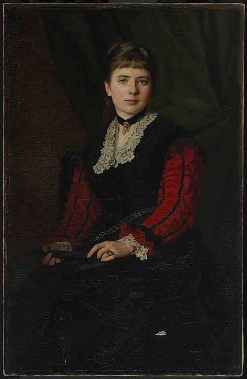 Bildnis Gunhild Gude, 1877, Marie Gratz