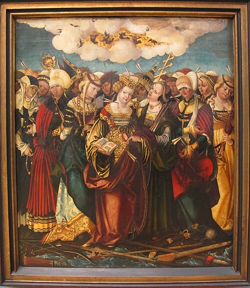 The Martyrdom of Saint Ursula, 1518, Hans Ostendorfer the Elder