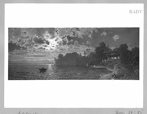 Moonlight on the Starnberger- See, 1877, Eduard Schleich