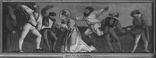 Predella mit Steinigung des hl. Stephanus, 1520, Sebastian Dayg