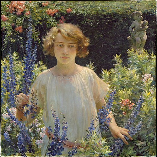 Betty Gallowhur (Betty Newell), 1922, Charles Courtney Curran