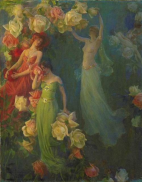 The Perfume of Roses, 1902, Charles Courtney Curran