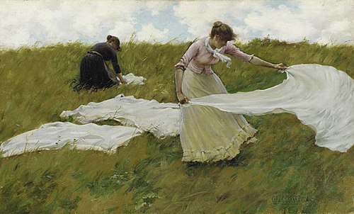 A Breezy Day, 1887, Charles Courtney Curran