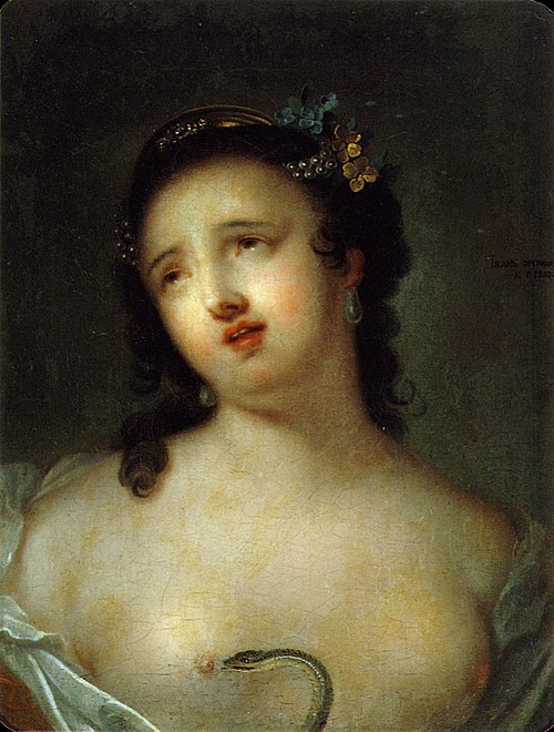 Dying Cleopatra, 1750, Ivan Argounov