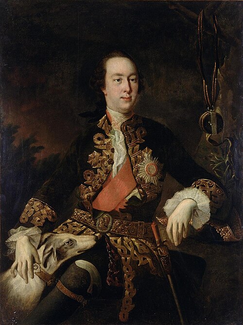 Portrait of P.B. Sheremetev, 1753, Ivan Argounov