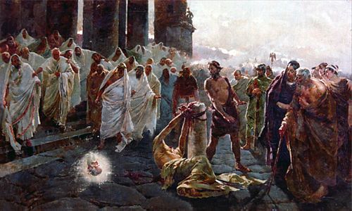 Sketch of The Beheading of Saint Paul, , Enrique Simonet