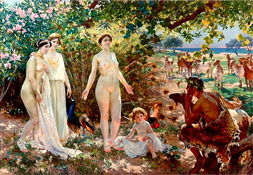 Le Jugement de Pâris, 1904, Enrique Simonet