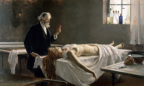 L’Autopsie, 1890, Enrique Simonet
