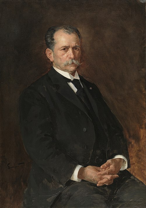 Enrique Simonet y Baca, the artist’s father, 1893, Enrique Simonet