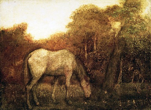 The Grazing Horse, 1872, Albert Pinkham Ryder