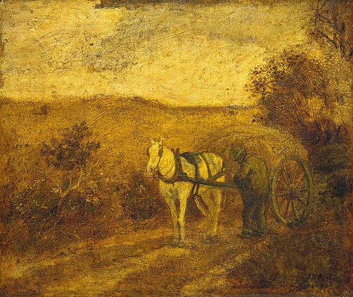 Mending the Harness, 1870, Albert Pinkham Ryder