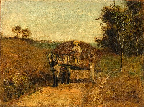 Boy Driving a Wagon, 1875, Albert Pinkham Ryder