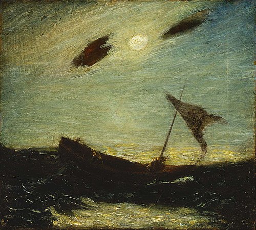 Moonlight, 1887, Albert Pinkham Ryder