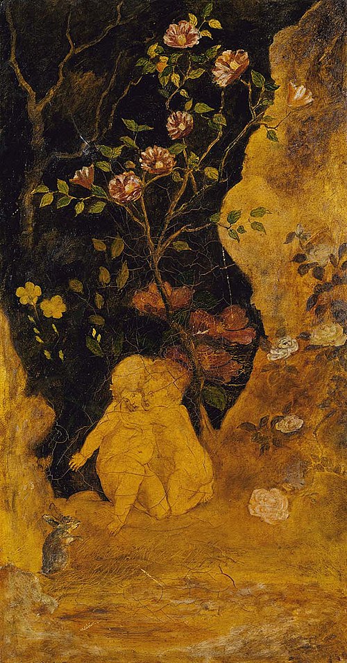 Panel for a Screen: Children Frightened by a Rabbit, 1876, Albert Pinkham Ryder