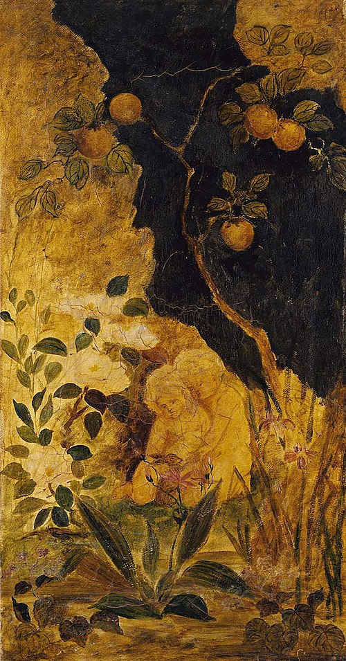 Panel for a Screen: Children Playing with a Rabbit, 1876, Albert Pinkham Ryder
