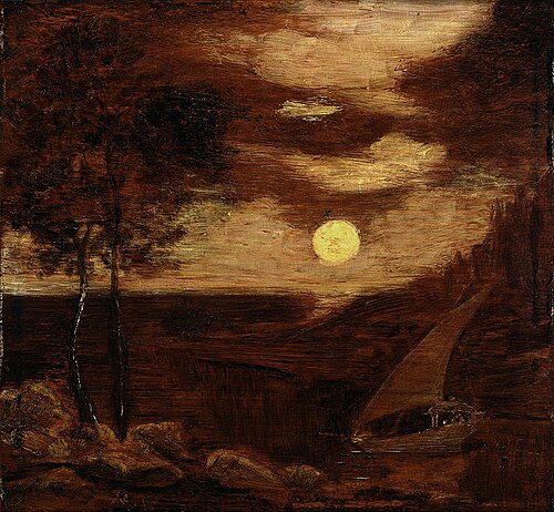 The Lovers' Boat, 1881, Albert Pinkham Ryder