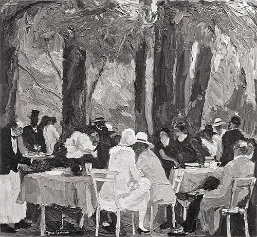 Café im Park, 1925, Josse Goosens