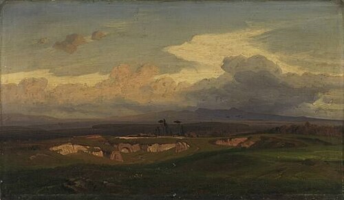 Campagnalandschaft (zugeschrieben), 1855, Cäsar Metz