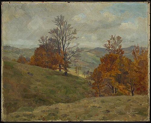 Herbstlandschaft, 1912, Hans Brünner