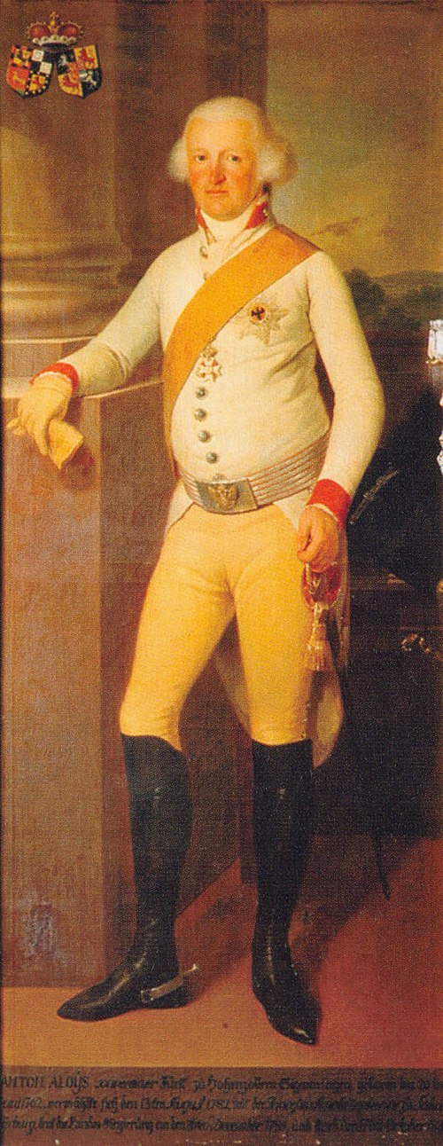 Fürst Anton Aloys von Hohenzollern-Sigmaringen (1762-1831), reg. 1785 -1831, 1850, Richard Lauchert