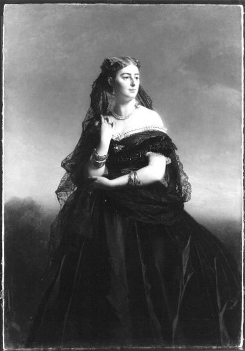 Portrait of Marka Gräfin von Arnim, 1868, Richard Lauchert