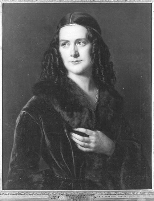 Bildnis einer Dame, 1847, Richard Lauchert