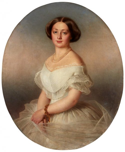 Portrait of a Woman, 1857, Richard Lauchert