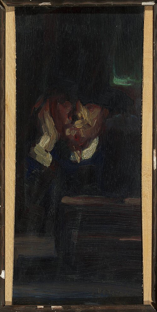 Portrait of a man in a hat, 1902, Czesław Pełczyński