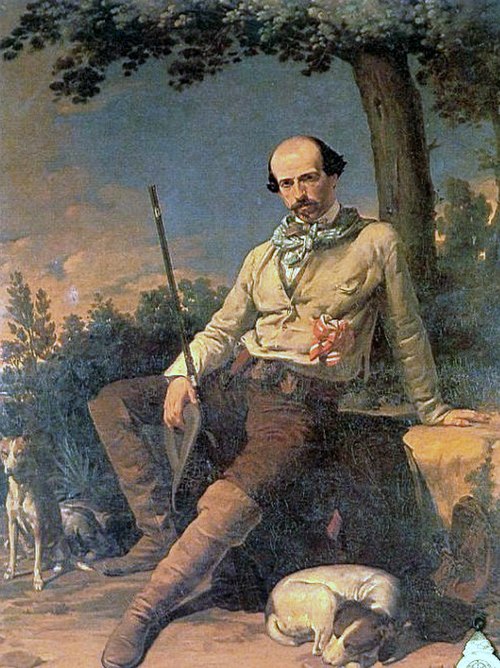 Autorretrato de Joaquín Domínguez Bécquer, 1860, Joaquín Domínguez Bécquer