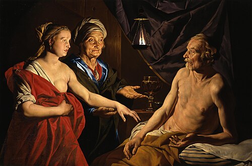 Sarah Leads Abraham to Hagar, , Matthias Stom