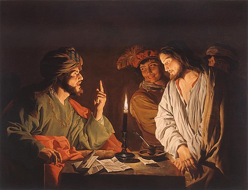 Christ Before Caiaphas, 1630, Matthias Stom