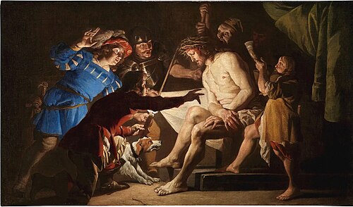 The mocking of Christ, 1650, Matthias Stom