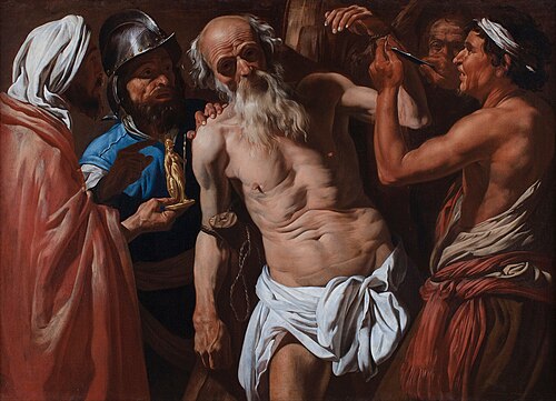 The martyrdom of St. Bartholomew, , Matthias Stom