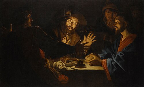 Supper at Emmaus, 1630, Matthias Stom