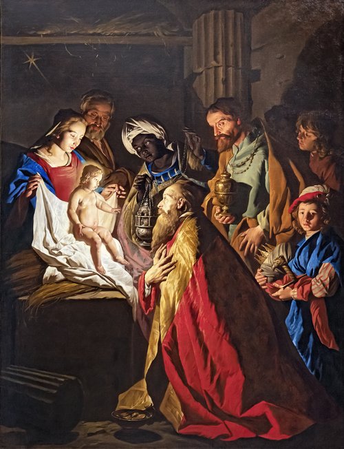 Adoration of the Magi, 1640, Matthias Stom