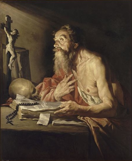Saint Jerome, 1635, Matthias Stom