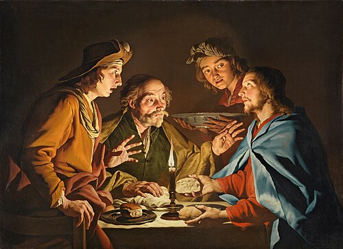The Supper at Emmaus, 1635, Matthias Stom