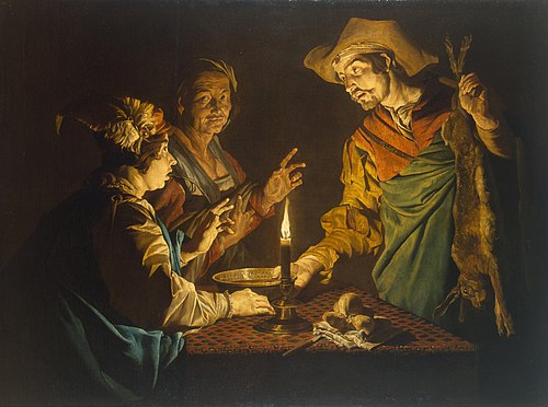 Esau and Jacob, 1640, Matthias Stom