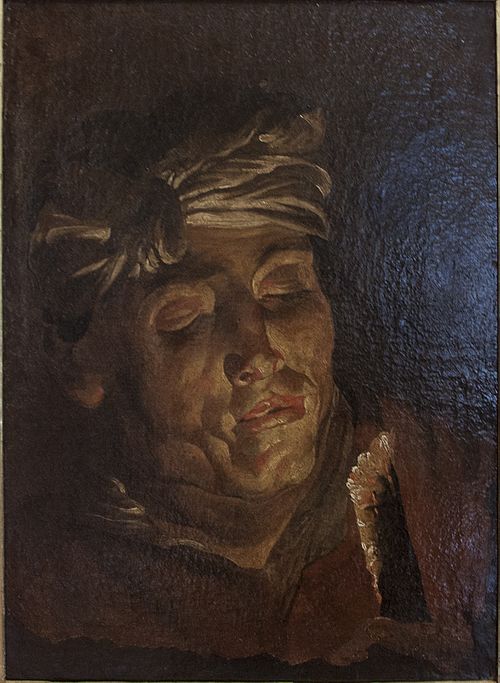 Man Blowing on an Ember, , Matthias Stom